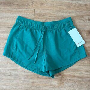Lululemon Athletic Inner Glow High Rise Shorts 3” Cascade Green NWT Size 12